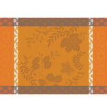 Le Jacquard Français gecoat tafellinnen Manor orange