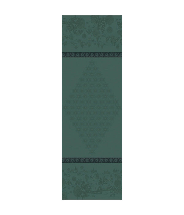Le Jacquard Français tafellinnen Sous les étoiles green