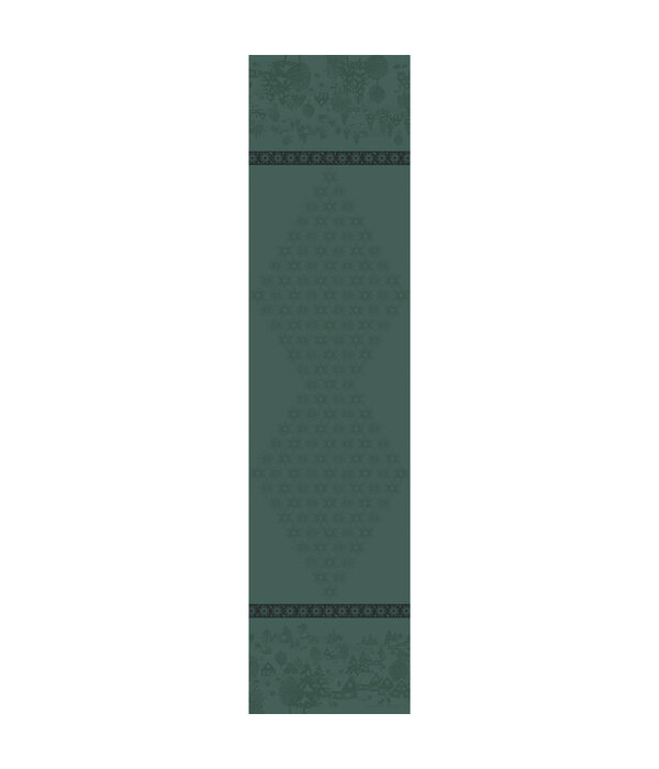 Le Jacquard Français tafellinnen Sous les étoiles green