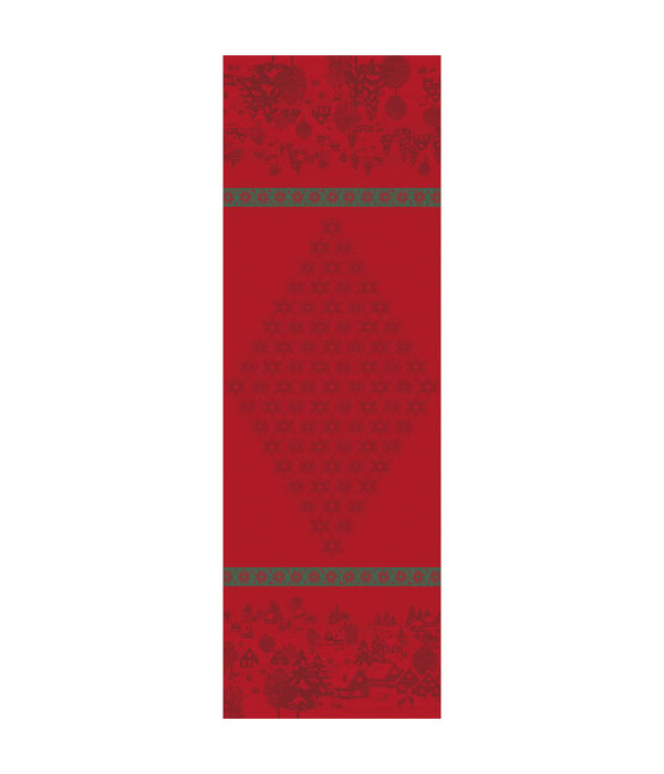 Le Jacquard Français tafellinnen Sous les étoiles red