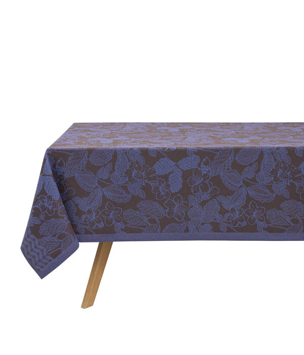 Le Jacquard Français tafellinnen Sulawesi blue