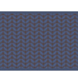 Le Jacquard Français tafellinnen Sulawesi blue