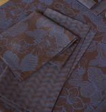 Le Jacquard Français tafellinnen Sulawesi blue