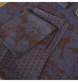 Le Jacquard Français tafellinnen Sulawesi blue