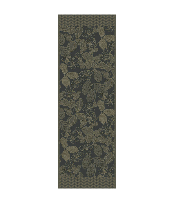 Le Jacquard Français tafellinnen Sulawesi green