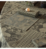 Le Jacquard Français tafellinnen Sulawesi green