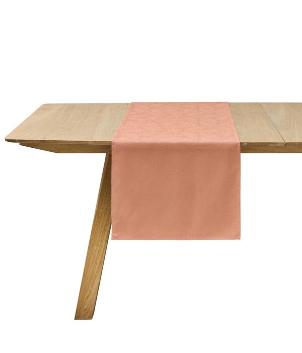 Le Jacquard Français gecoat tafellinnen Vegetal mood orange, 100% katoen, vanaf
