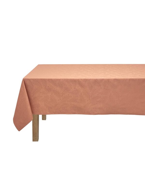 Le Jacquard Français gecoat tafellinnen Vegetal mood orange, 100% katoen, vanaf