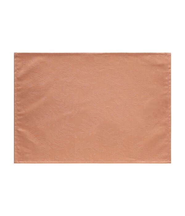 Le Jacquard Français gecoat tafellinnen Vegetal mood orange, 100% katoen, vanaf
