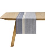 Le Jacquard Français Dune blue tafellaken, 92% katoen en 8% linnen