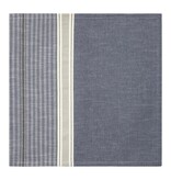 Le Jacquard Français Dune blue tafellaken, 92% katoen en 8% linnen