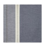 Le Jacquard Français Dune blue tafellaken, 92% katoen en 8% linnen