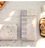 Le Jacquard Français Été indien beige tafellinnen, 100% linnen