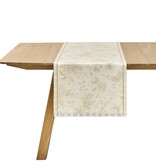 Le Jacquard Français Été indien beige tafellinnen, 100% linnen