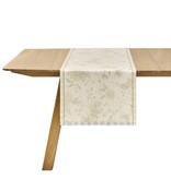 Le Jacquard Français Été indien beige tafellinnen, 100% linnen
