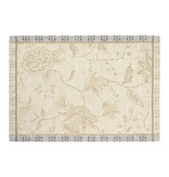 Le Jacquard Français Été indien beige tafellinnen, 100% linnen