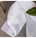Le Jacquard Français Été indien purple tafellinnen, 100% linnen
