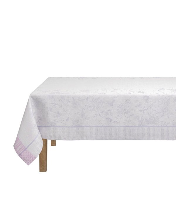 Le Jacquard Français Été indien purple tafellinnen, 100% linnen