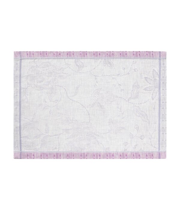 Le Jacquard Français Été indien purple tafellinnen, 100% linnen