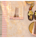 Le Jacquard Français Été indien orange tafellinnen, 100% linnen
