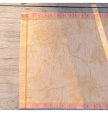 Le Jacquard Français Été indien orange tafellinnen, 100% linnen