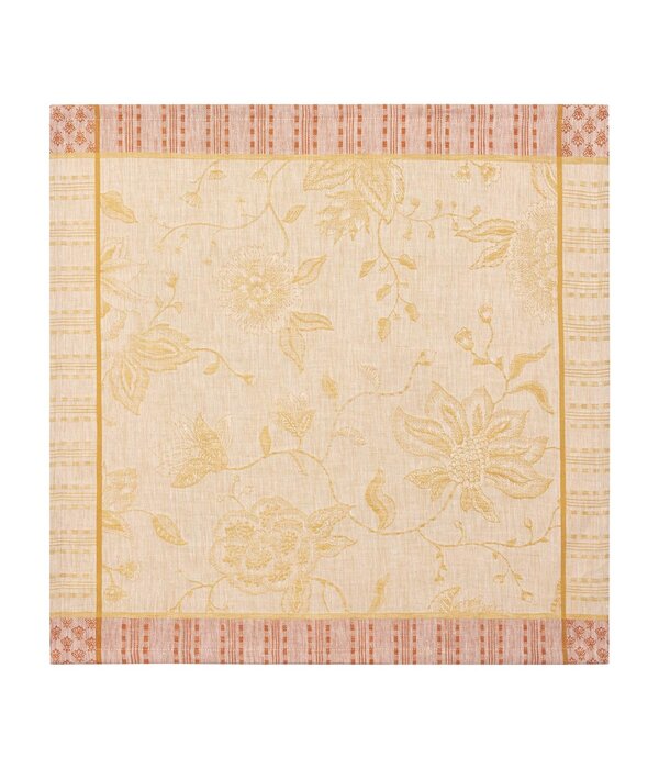 Le Jacquard Français Été indien orange tafellinnen, 100% linnen