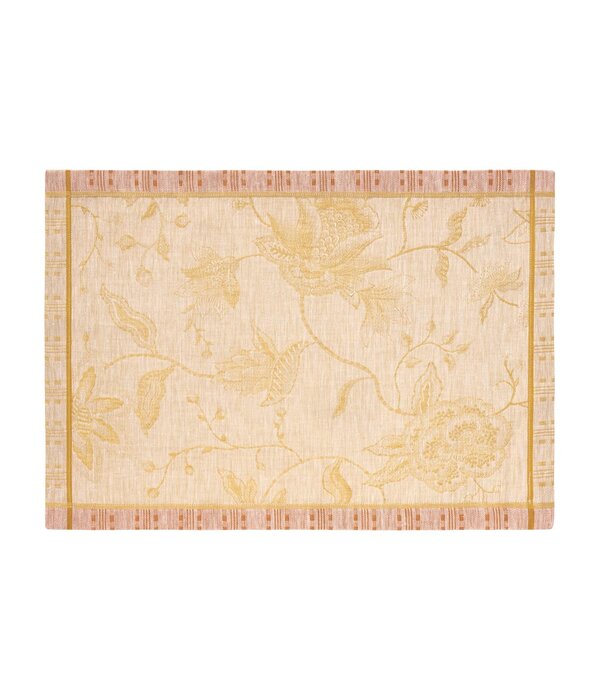 Le Jacquard Français Été indien orange tafellinnen, 100% linnen
