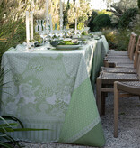Le Jacquard Français tafellinnen Promenade Impériale green