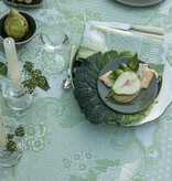 Le Jacquard Français tafellinnen Promenade Impériale green