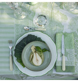 Le Jacquard Français tafellinnen Promenade Impériale green