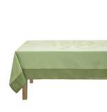 Le Jacquard Français tafellinnen Promenade Impériale green