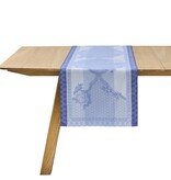Le Jacquard Français tafellinnen Promenade Impériale blue