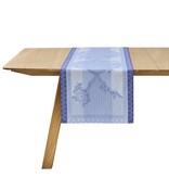Le Jacquard Français tafellinnen Promenade Impériale blue