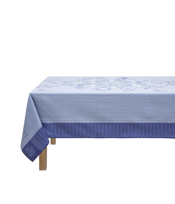 Le Jacquard Français tafellinnen Promenade Impériale blue