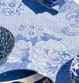 Le Jacquard Français tafellinnen Promenade Impériale blue