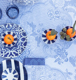 Le Jacquard Français tafellinnen Promenade Impériale blue