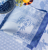 Le Jacquard Français tafellinnen Promenade Impériale blue