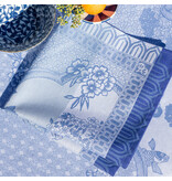 Le Jacquard Français tafellinnen Promenade Impériale blue