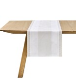 Le Jacquard Français tafellinnen Promenade Impériale grey