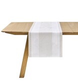 Le Jacquard Français tafellinnen Promenade Impériale grey