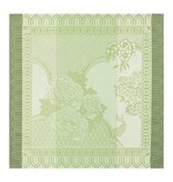 Le Jacquard Français Promenade Impériale green gecoat tafellinnen