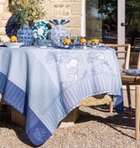 Le Jacquard Français Promenade Impériale blue gecoat tafellinnen