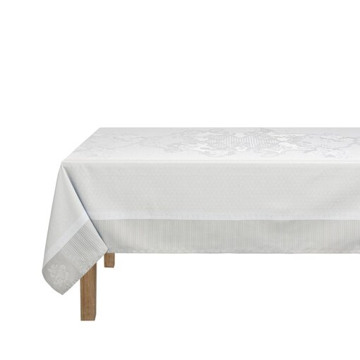 Le Jacquard Français Promenade Impériale grey gecoat tafellinnen, 100% katoen