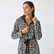 damesbadjas Leo 851 basalt (77) met capuchon