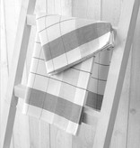 De Witte Lietaer theedoek mixte halflinnen black