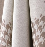 De Witte Lietaer theedoek Pied de Poule champignon (ash)