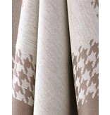 De Witte Lietaer theedoek Pied de Poule champignon (ash)