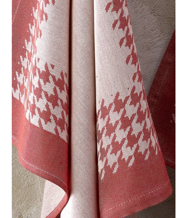 De Witte Lietaer theedoek Pied de Poule red