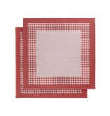 De Witte Lietaer theedoek Pied de Poule red