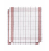 De Witte Lietaer theedoek mixte halflinnen red